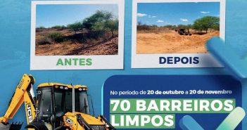 Prefeitura de Lagoa do Barro intensifica serviços de limpeza de barreiros de agricultores do município